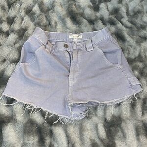PACSUN Pastel Purple Jean Shorts